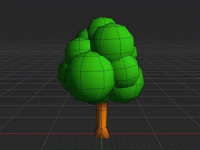 3D Trees Blender Preview.gif