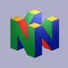 N64 Logo over Stars